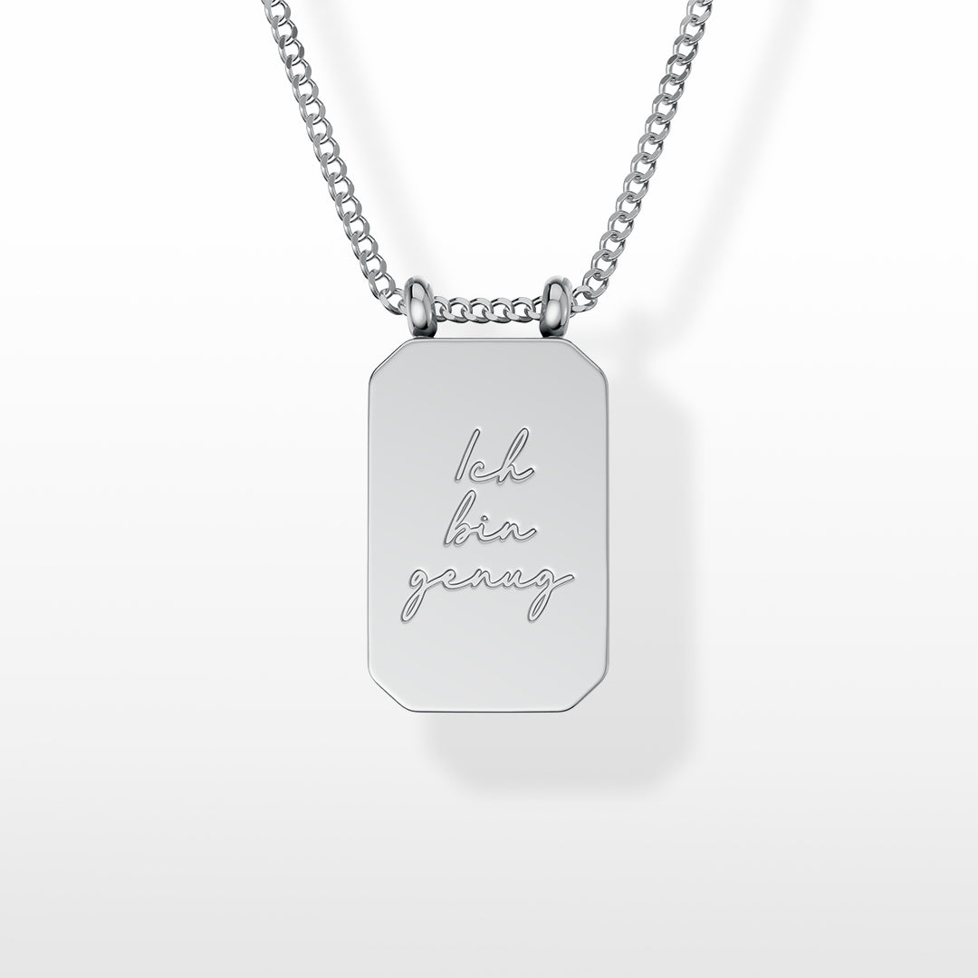 Halskette "Ich bin genug."