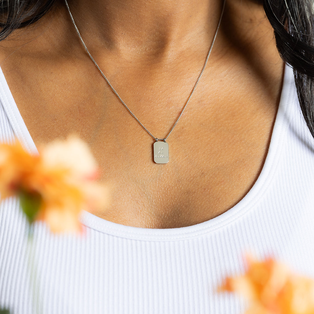 Halskette "Ich bin dankbar."