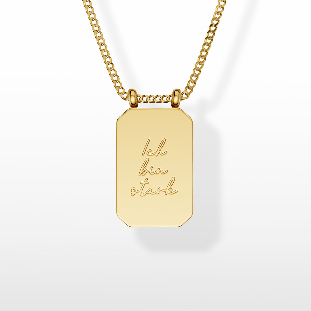 Halskette "Ich bin stark."