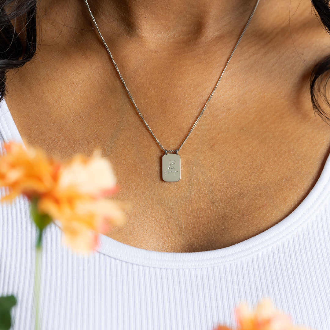 Halskette "Ich bin genug."