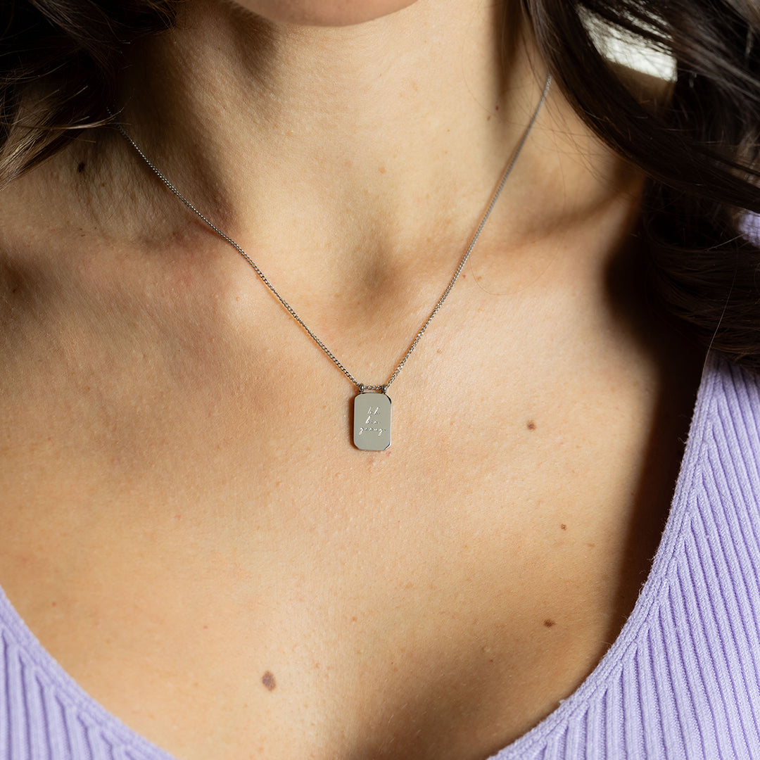 Halskette "Ich bin genug."