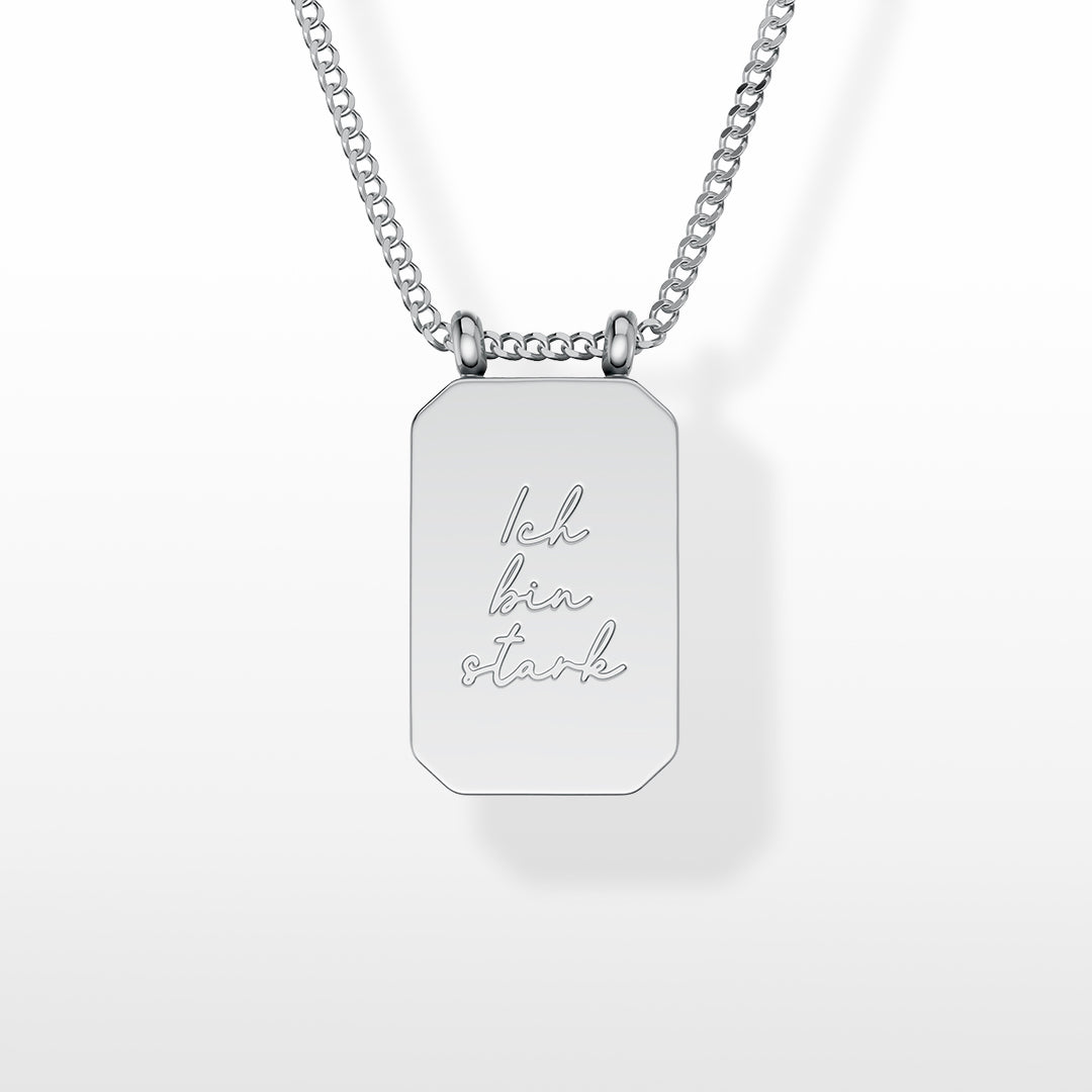 Halskette "Ich bin stark."
