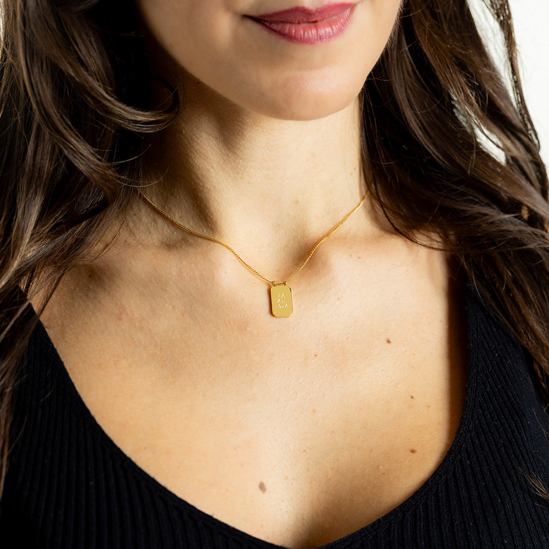 Halskette "Ich bin stark."