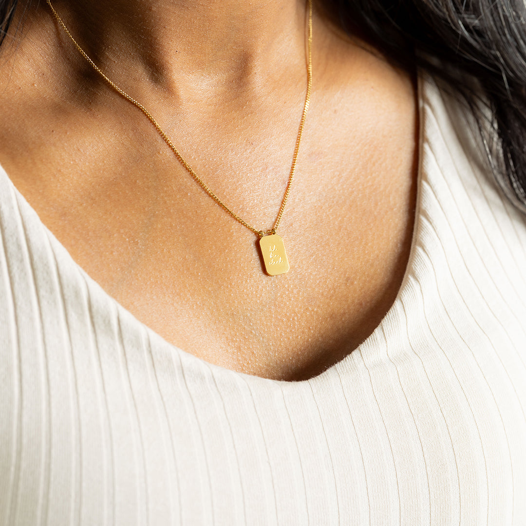 Halskette "Ich bin stark."